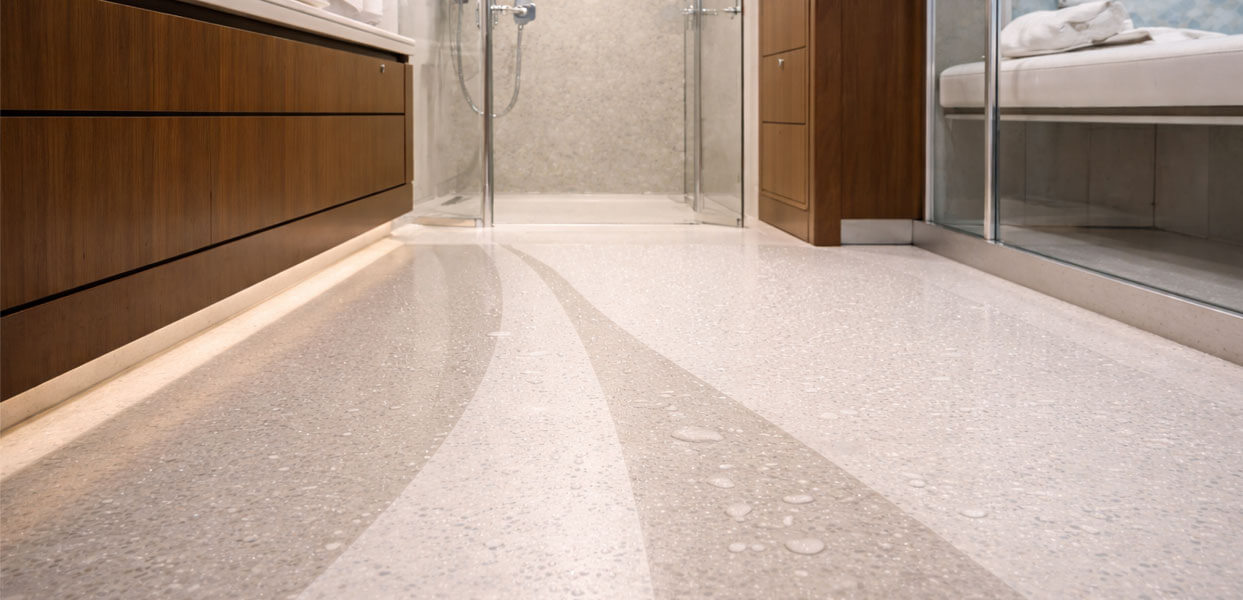 Wet rooms and custom flooring