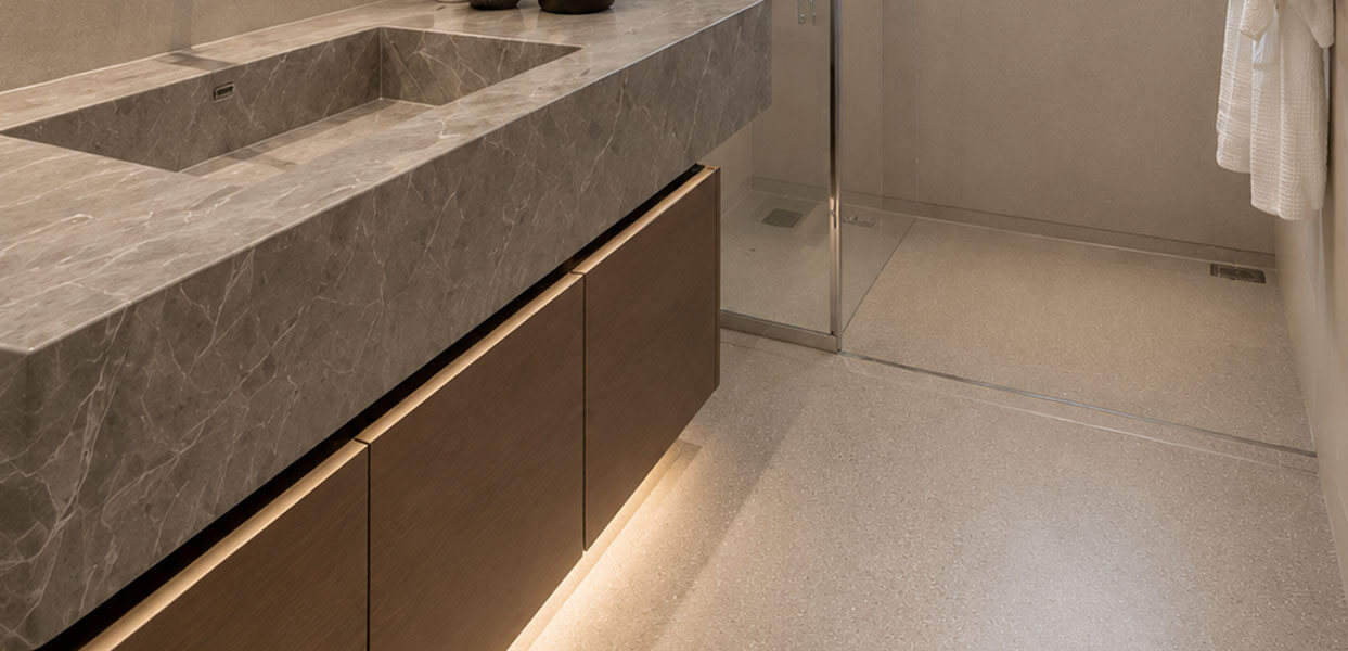 Wet rooms and custom flooring